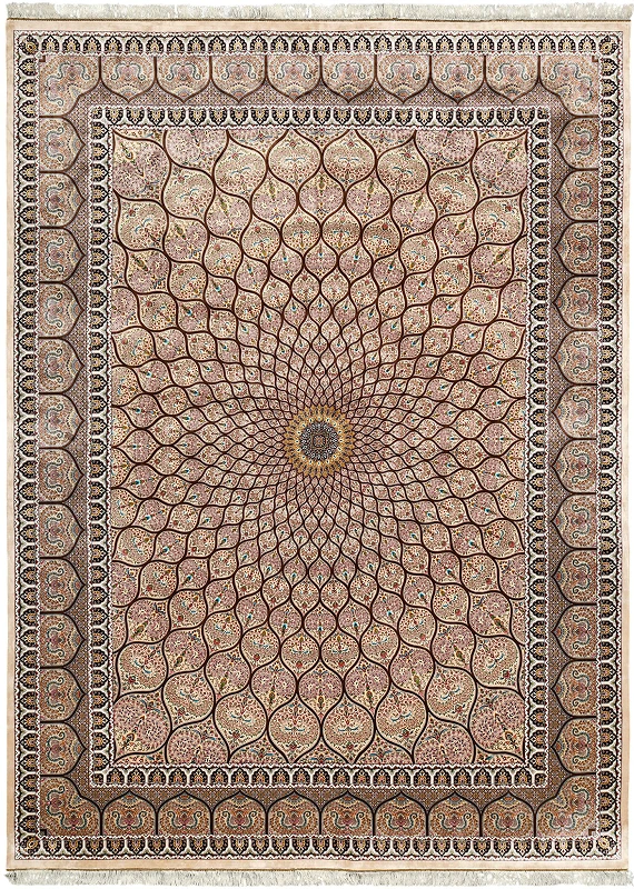 Шелковый Иранский ковер Persia №5770 600x400cm