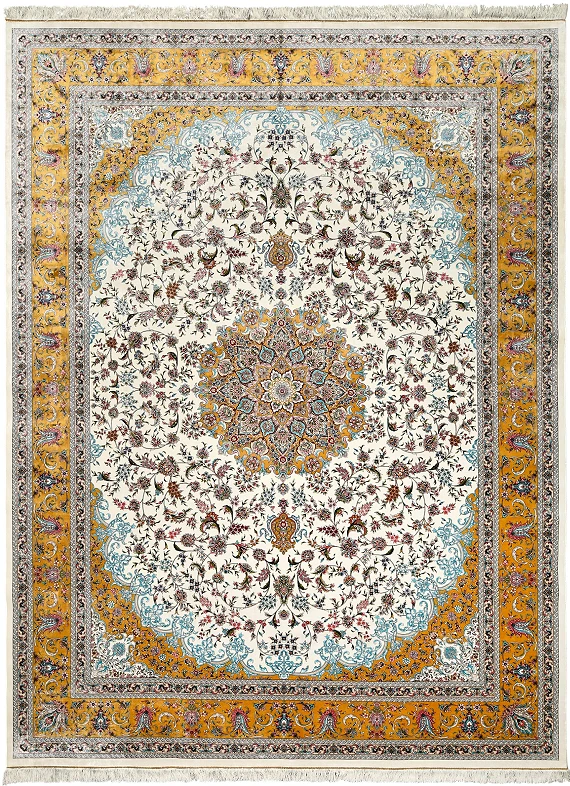 Шелковый Иранский ковер Persia №5771 400x300cm