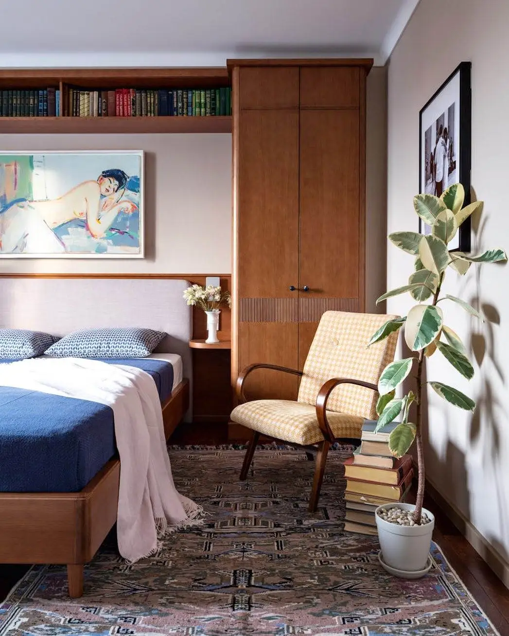 Ковер Fusion в дизайнерской спальне