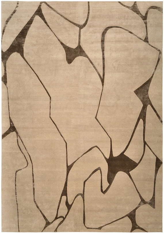 Индийский Optimum ковер №5794 522x366cm из шелка и шерсти