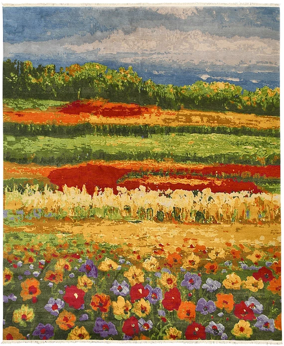 Непальский Nature ковер №5795 300x250cm из шелка и шерсти