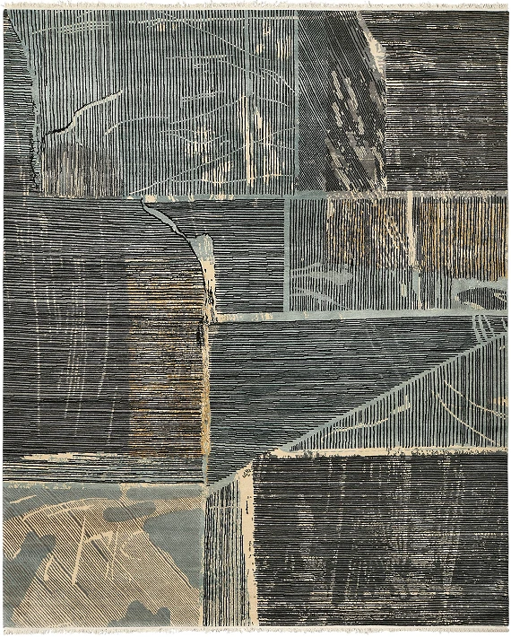 Непальский Reggae-Sky ковер №5797 300x250cm из шелка и шерсти