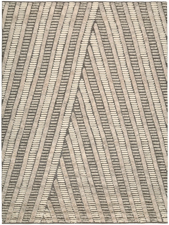 Безворсовый Индийский ковер Tazart №4643 306x246cm из шерсти