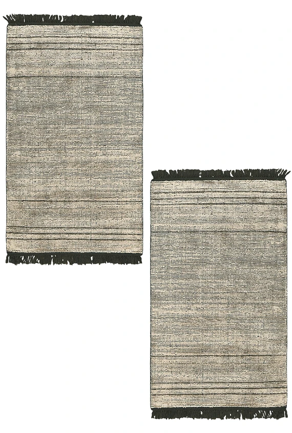 Индийский Field ковер №5875 151x91cm из шелка и шерсти