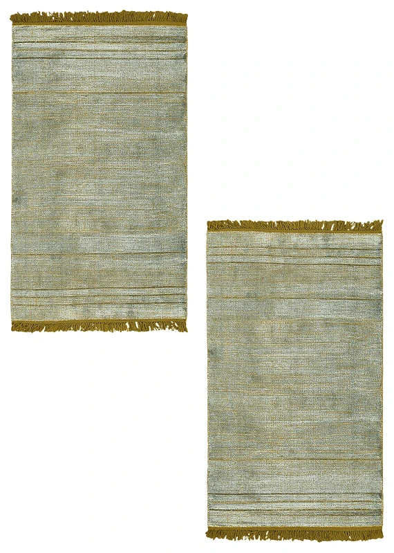 Индийский Field ковер №5876 151x90cm из шелка и шерсти