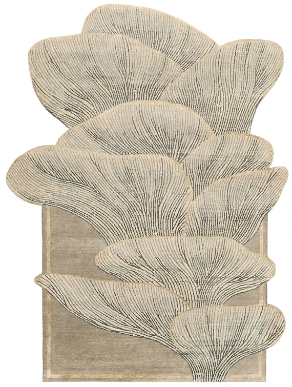 Индийский Pearl ковер №5885 281x212cm из шелка и шерсти