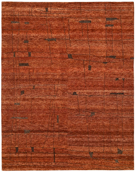 Шерстяной Индийский ковер Atelier №5893 304x252cm