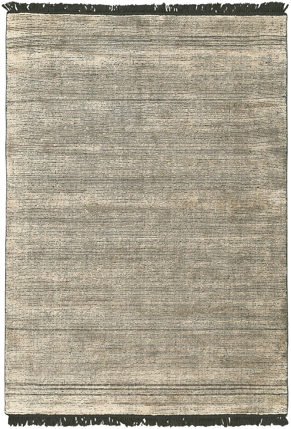 Индийский Field ковер №5924 242x170cm из шелка и шерсти