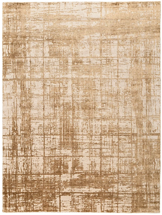 Индийский Tasvini ковер №5975 392x297cm из шелка и шерсти