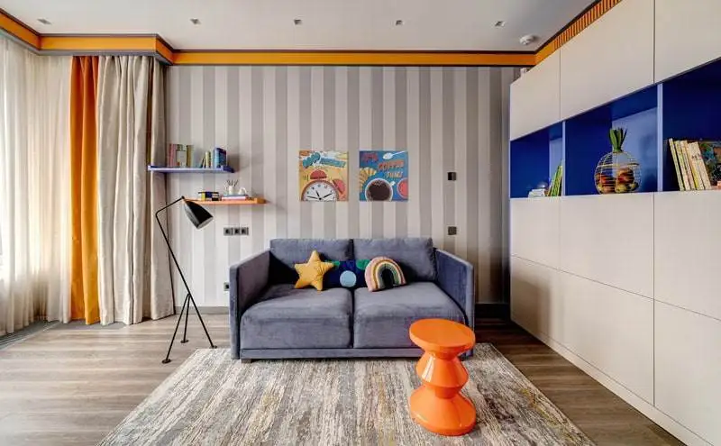 Дизайнерский ковер Aldo в детской комнате