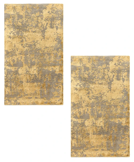 Индийский Альдо ковер №6003 142x75cm из шелка и шерсти