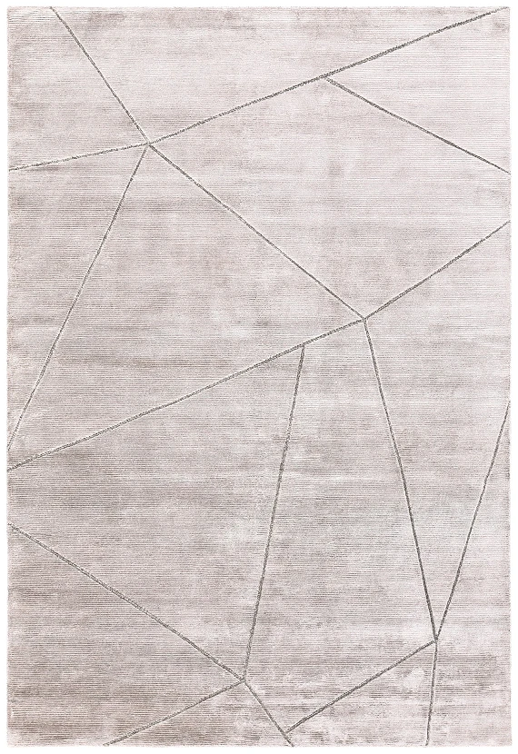 Шелковый Индийский ковер Shapes №6075 270x184cm
