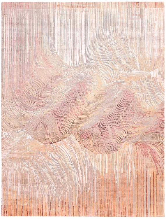 Индийский Cosmo ковер №6080 363x276cm из шелка и шерсти