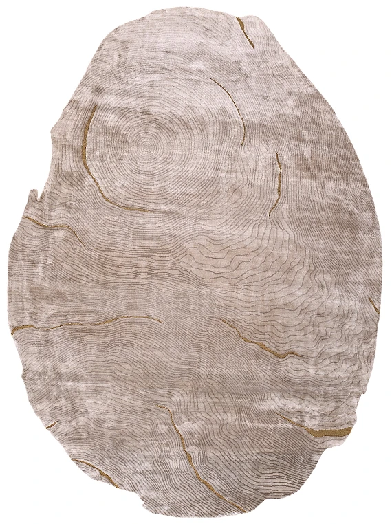 Шелковый Индийский ковер Stump №6083 420x309cm