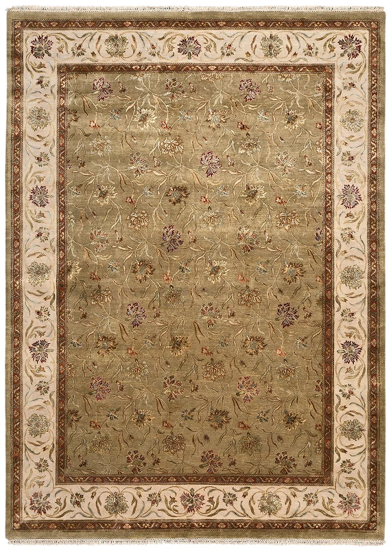 Индийский Rajastan ковер №1962 421x304cm из шелка и шерсти