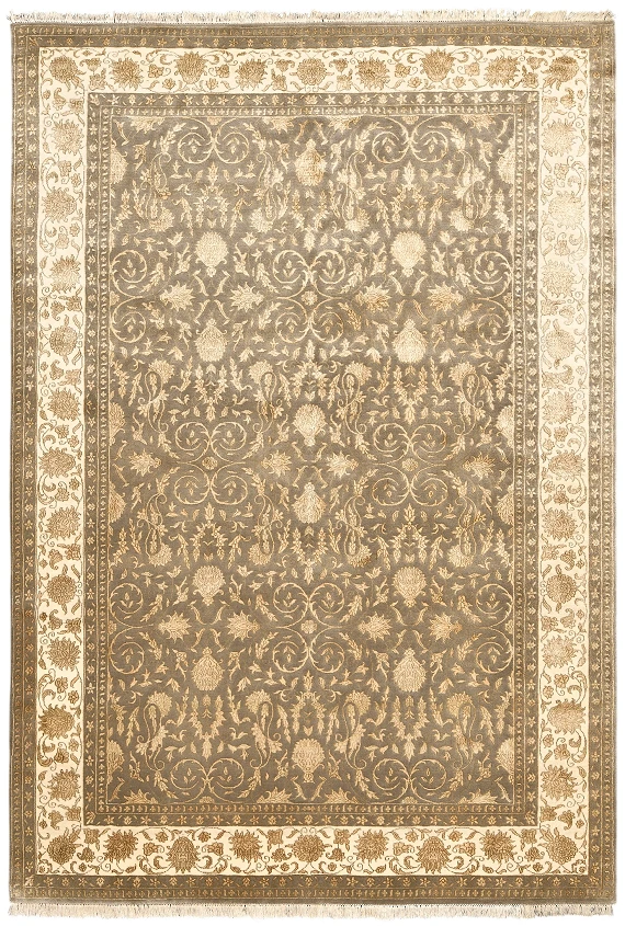 Современный Индийский ковер Renaissance №2045 284x193cm из шерсти и шелка в стиле неоклассика
