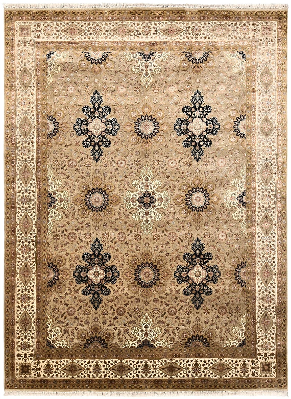 Индийский Rajastan ковер №1856 360x265cm из шелка и шерсти
