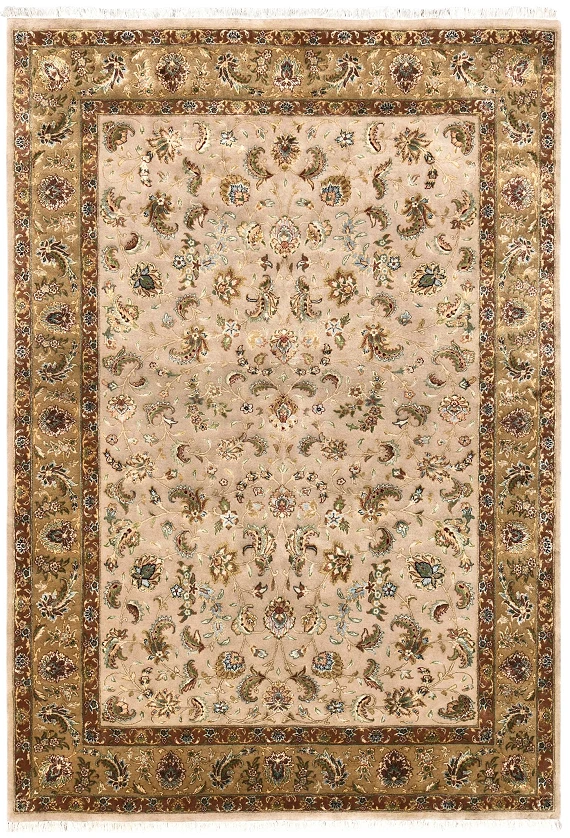 Индийский Rajastan ковер №1930 242x168cm из шелка и шерсти