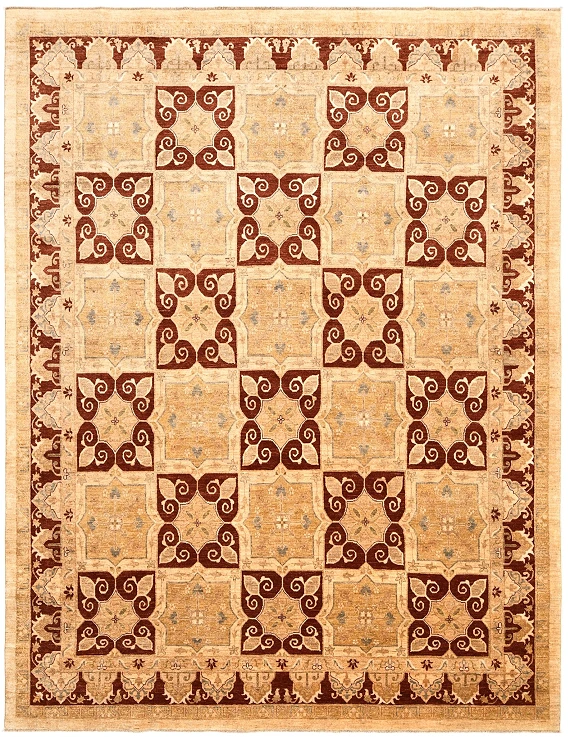Шерстяной Пакистанский ковер Saltani №1250 317x249cm