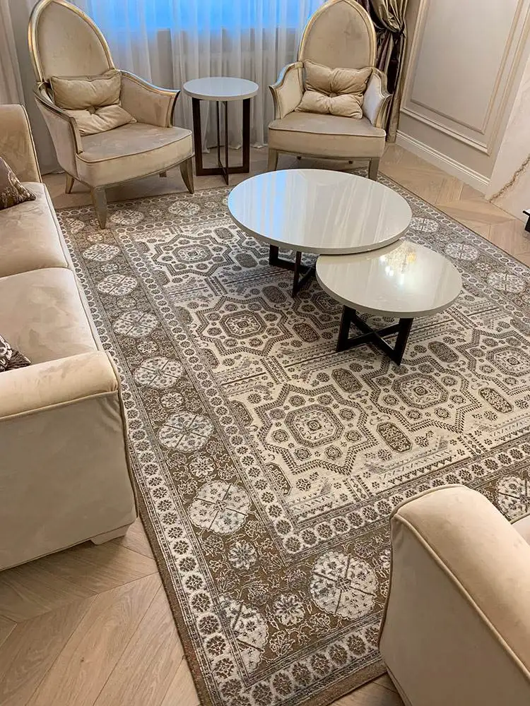 Ковер Kupon в интерьере в стиле неоклассика