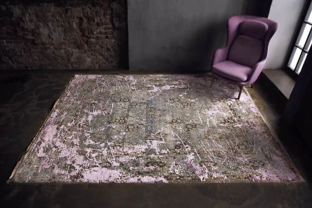 Роскошный авторский ковер Arno в лофт интерьере