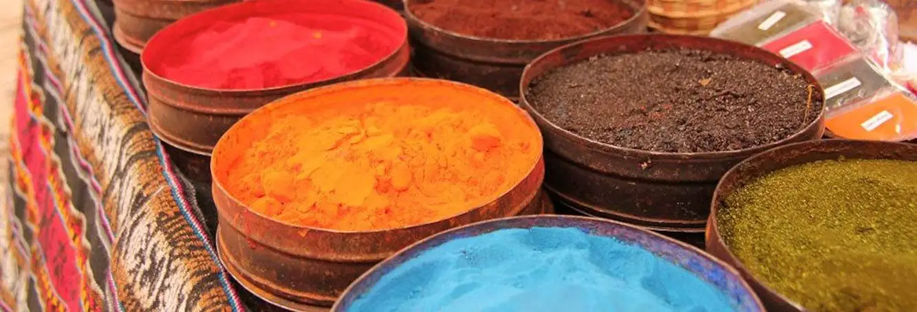 Натуральные красители в коврах ручной работы