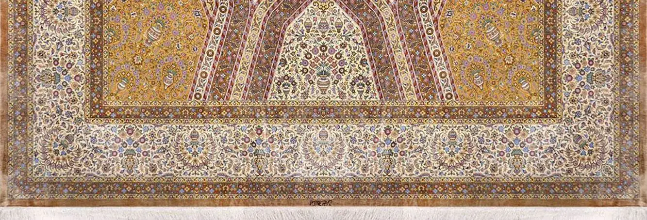 Даты и подписи на коврах ручной работы