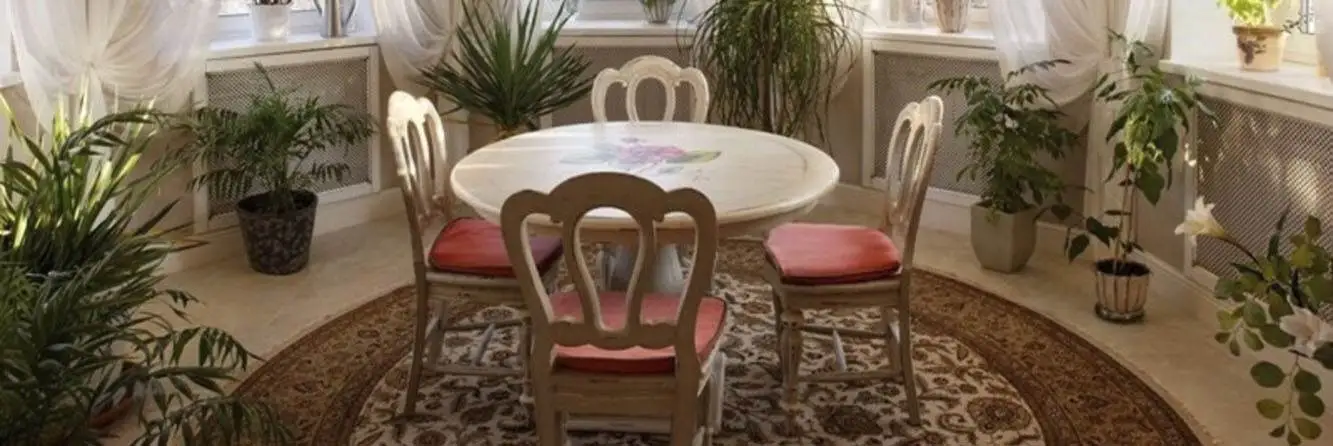 Круглые ковры в интерьере