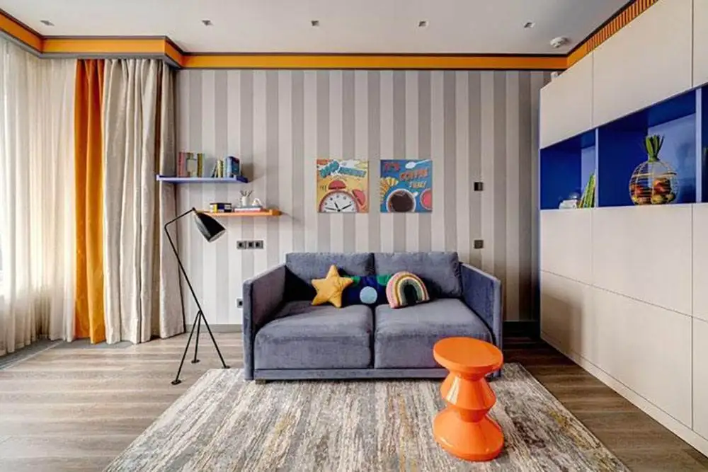 Ковер ALDO из шерсти и бамбукового шелка в детской