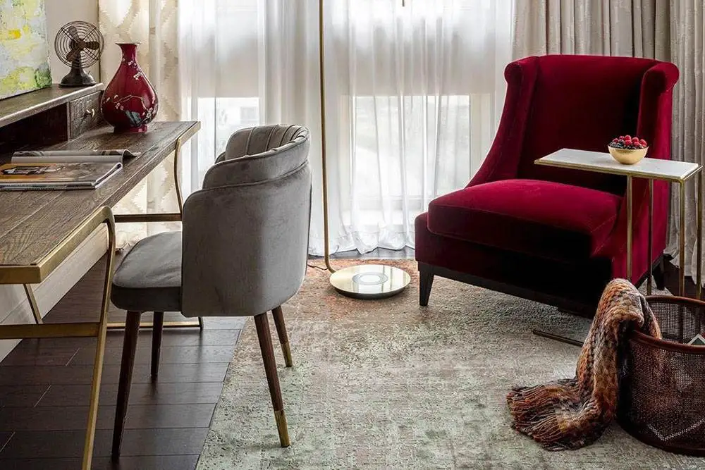 Романтический ковер URBAN в кабинете