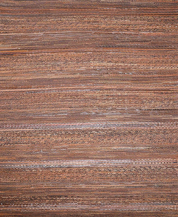 Безворсовый Индийский ковер Dakota №2806 305x250cm из кожи