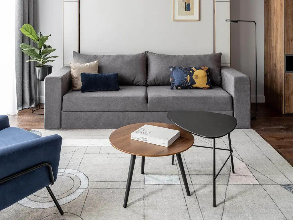 Ковер BAUHAUSE в современной гостиной