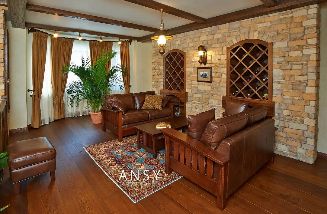 Орнаментальный ковер в стиле шале