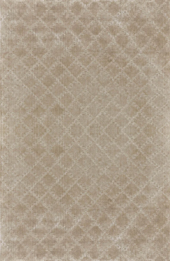 Современный Индийский ковер Douglas №2958 276x182cm из шерсти и бамб. шелка в стиле модерн