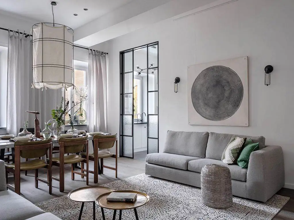 Уникальный ковер Artefact в скандинавском интерьере