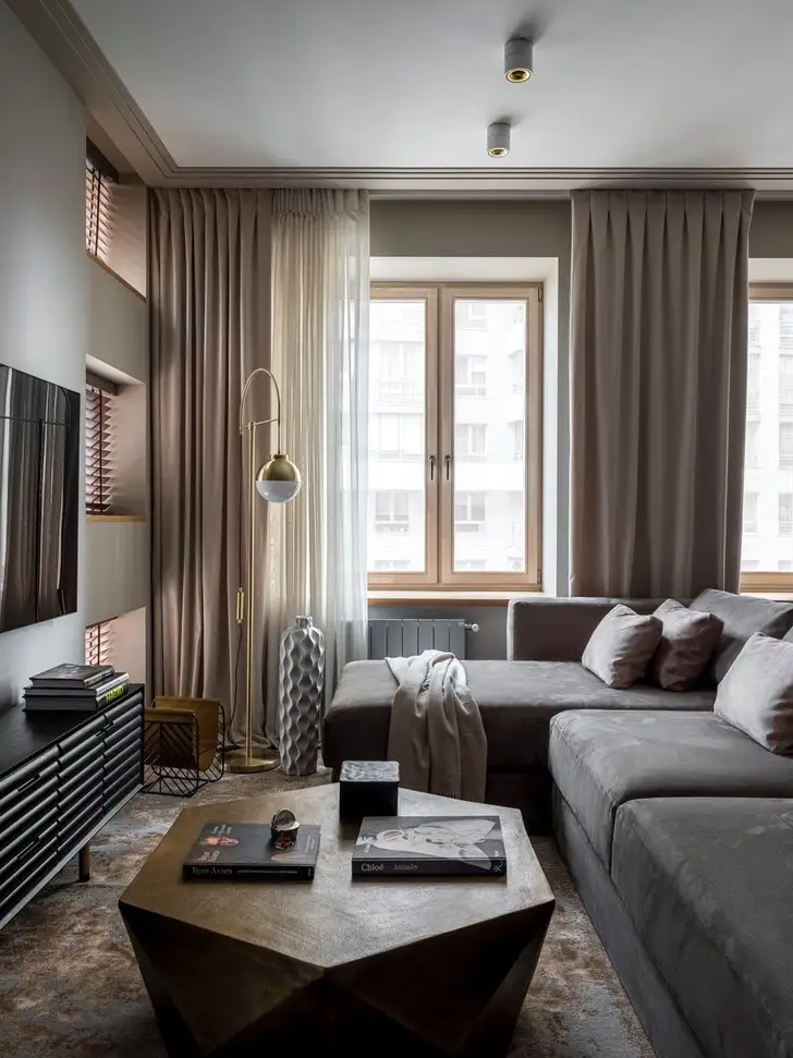 Модель Аldo в гостиной, проект Александры Сергеевой (Студия дизайна интерьера - Notum Project).