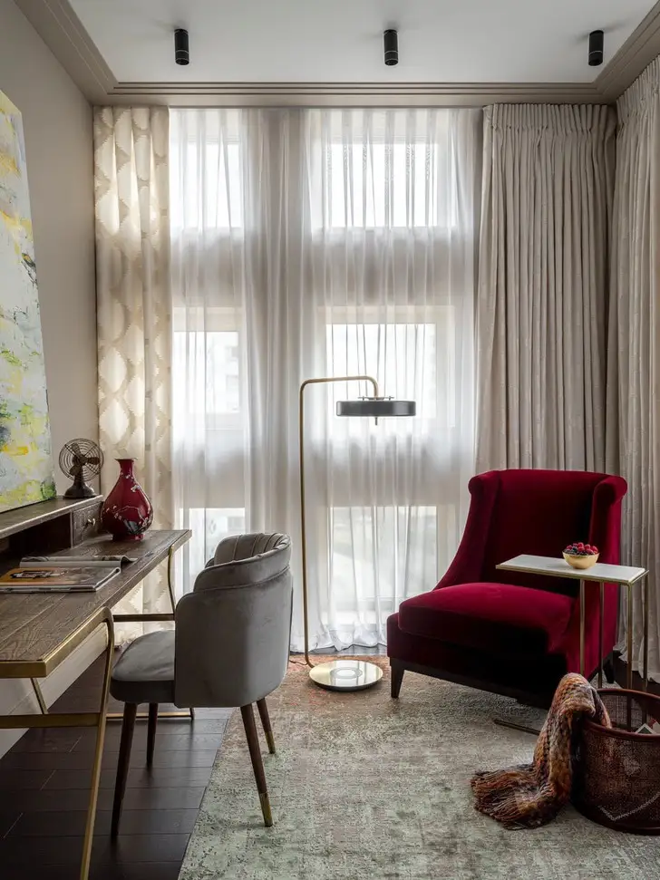 Авторский ковер URBAN – дизайнерская разработка технологов ANSY – в проекте Александры Сергеевой (Студия дизайна интерьера - Notum Project).