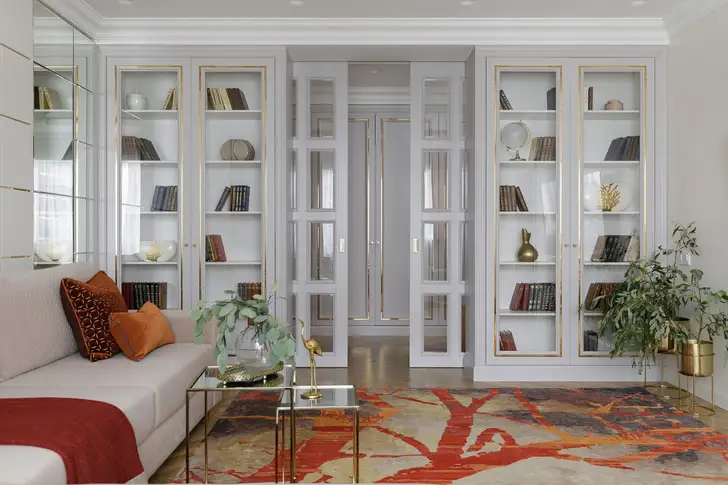 Ковер DREAM TREE SUNRISE в интерьере. Дизанер Сергей Лашан, Стилист: Настя Березина. Фото: Владимир Чернядьев.