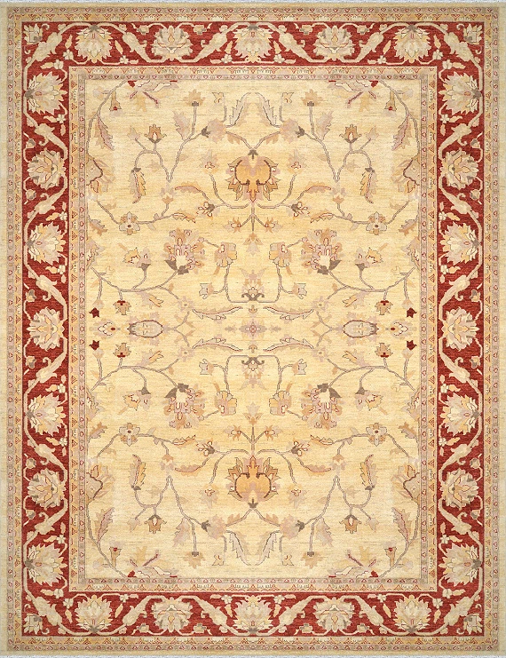 Шерстяной Пакистанский ковер Ziegler №3174 361x284cm