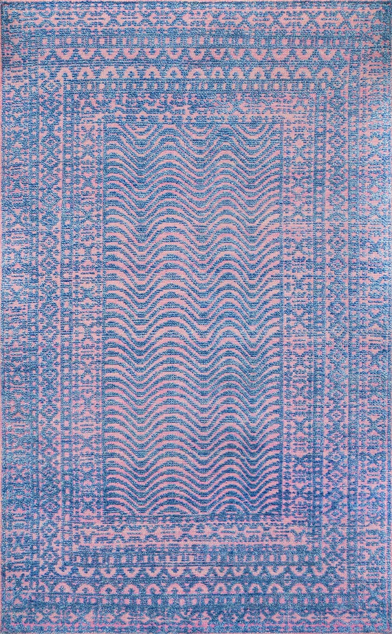 Безворсовый Индийский ковер Casablanca №2990 244x152cm из шерсти