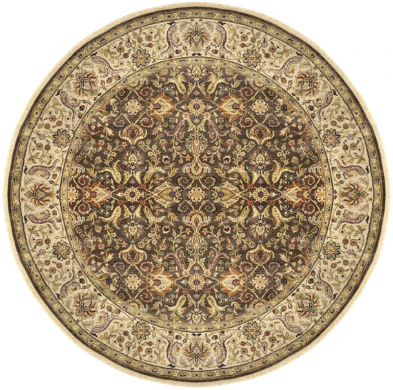 Шерстяной Индийский ковер Agra №1094 246x246cm