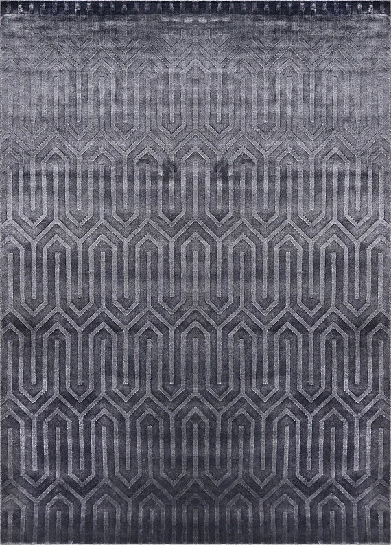 Индийский Puare ковер №3394 248x172cm из шелка и шерсти