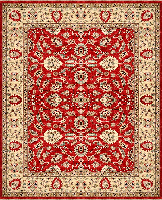 Шерстяной Пакистанский ковер Ziegler №3489 304x242cm