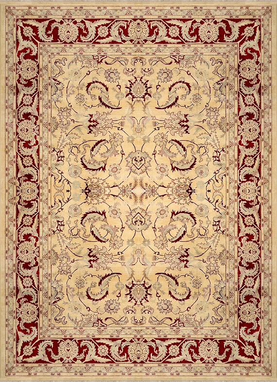 Шерстяной Пакистанский ковер Peshavar №3490 289x216cm