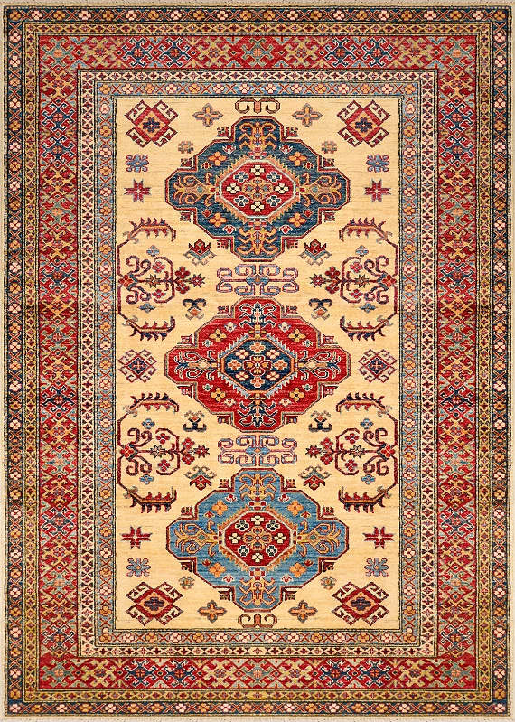 Шерстяной Кавказский ковер Kazakh №3504 234x173cm