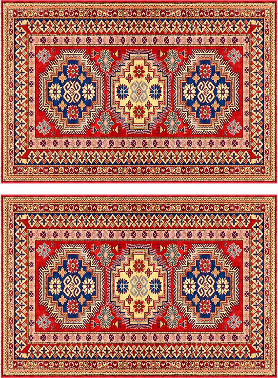 Шерстяной Азербайджанский ковер Shirvan №3514 155x103cm