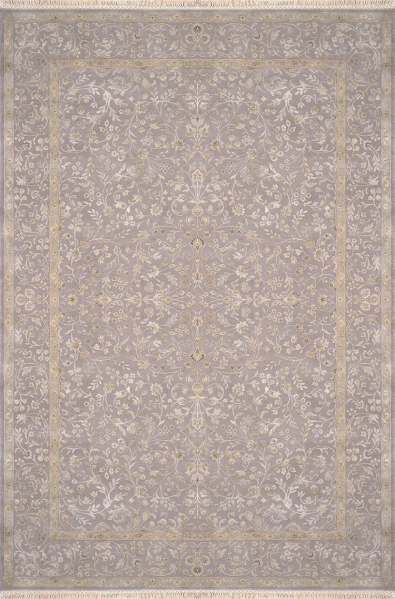 Современный Индийский ковер Rajastan Neo №3521 302x198cm из шерсти и шелка в стиле неоклассика