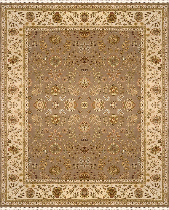 Индийский Rajastan ковер №2713 300x246cm из шелка и шерсти