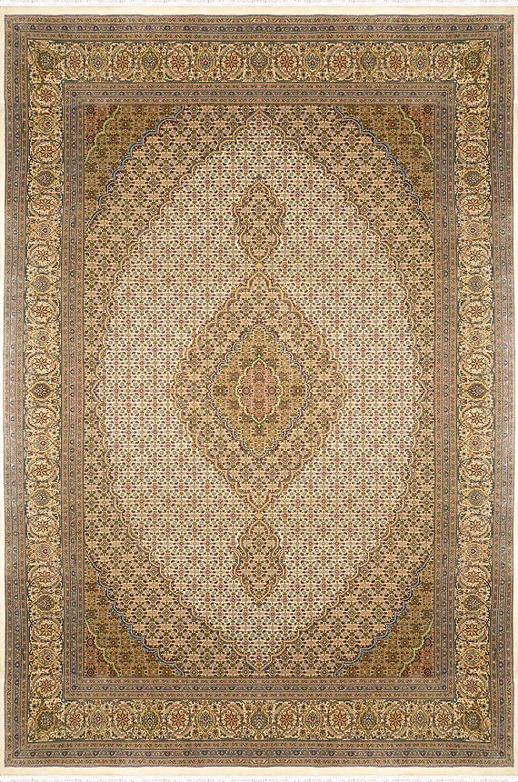 Индийский Mahi ковер №1875 300x204cm из шелка и шерсти
