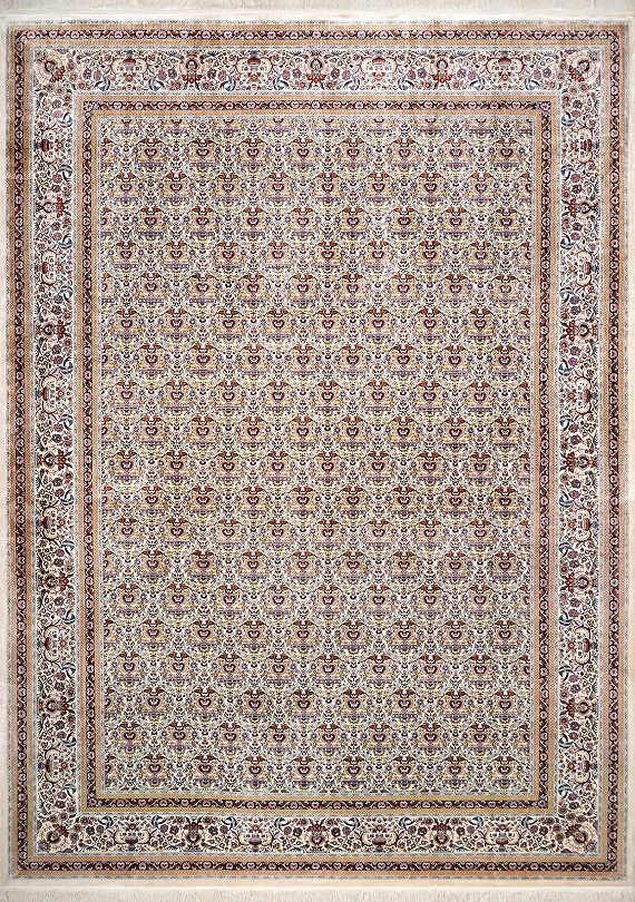 Шелковый Индийский ковер Birds №1660 354x256cm